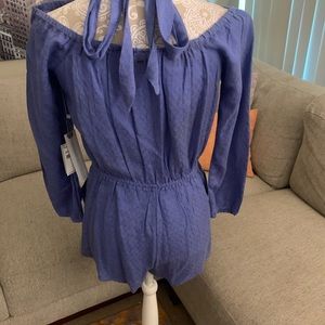 NWT. O’NEIL bathing suit cover up. Size L. Light blue.